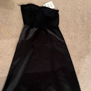 Zara NWT black gown